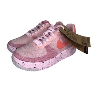 Nike AF1 Crater Flyknit Pink Glaze DC7273 600 Women’s Size 5.5